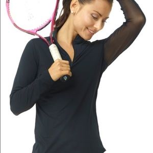 Ibkul quarter zip pullover- UPF - cooling fabric